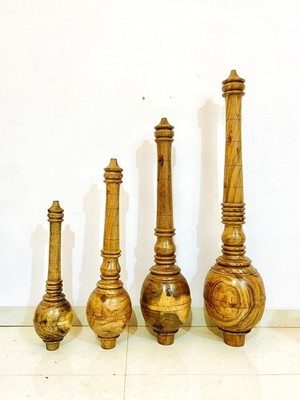 Indian Mace Wooden exercise Tool for strength Training 7kg (Customize weight)