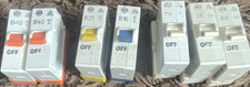 Wylex Circuit Breakers B40 B20 B16 B6 40A 20A 16A 6A 240V Interior Use