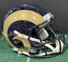 Orlando Pace Signed St. Louis Rams Full Size Speed Replica Helmet HOF 16