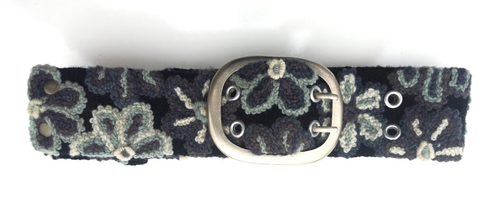 belts for women Wool embroidered peru belt, Beautiful Floral