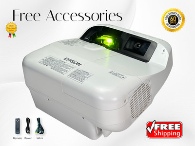Epson BrightLink Pro 1430Wi 3LCD Projector UST Interactive 3300 Lumens 4K w/Kit 