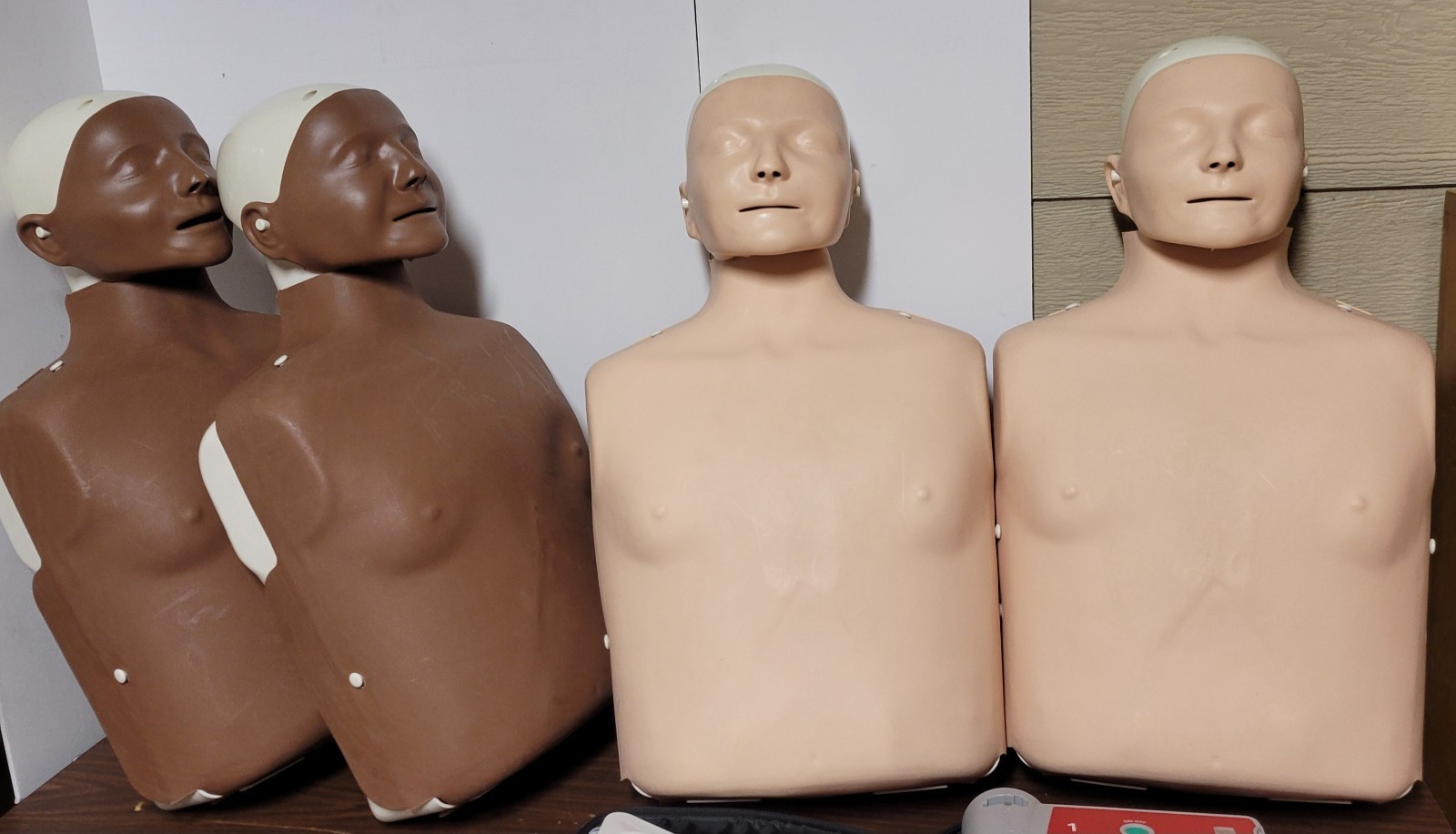 4x  Laerdal Little Anne CPR Adult Training Manikins / AED (QCPR Upgradeable)