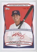 2010 Topps USA Baseball Team Auto Red Ink 73/99 Nick Ramirez #A-36 Auto 0b3