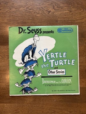 VTG Dr Seuss Yertle The Turtle Bartholomew And The Oobleck Vinyl LP 1961