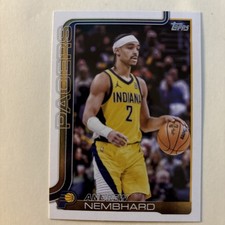 Andrew Nembhard 2025-26 Topps #52 Indiana Pacers Basketball Card