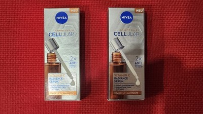2 x NIVEA CELLULAR Expert Filler Vitamin C Radiance Serum 30 ml