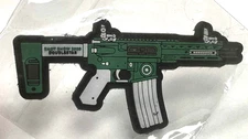 Doublestar "Green AR-15" PVC Morale Patch, SHOT Show 2020, Hook & Loop, NEW