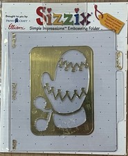 Sizzix Simple Impressions Embossing Folder Mittens 38-9552 NEW