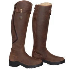 MOUNTAIN HORSE Women's Waterproof Oily Leather Riding Boots w/Faux Fur- Options