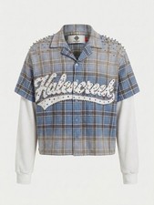 Halencreek Origins Sky Flannel   Rhinestone L...