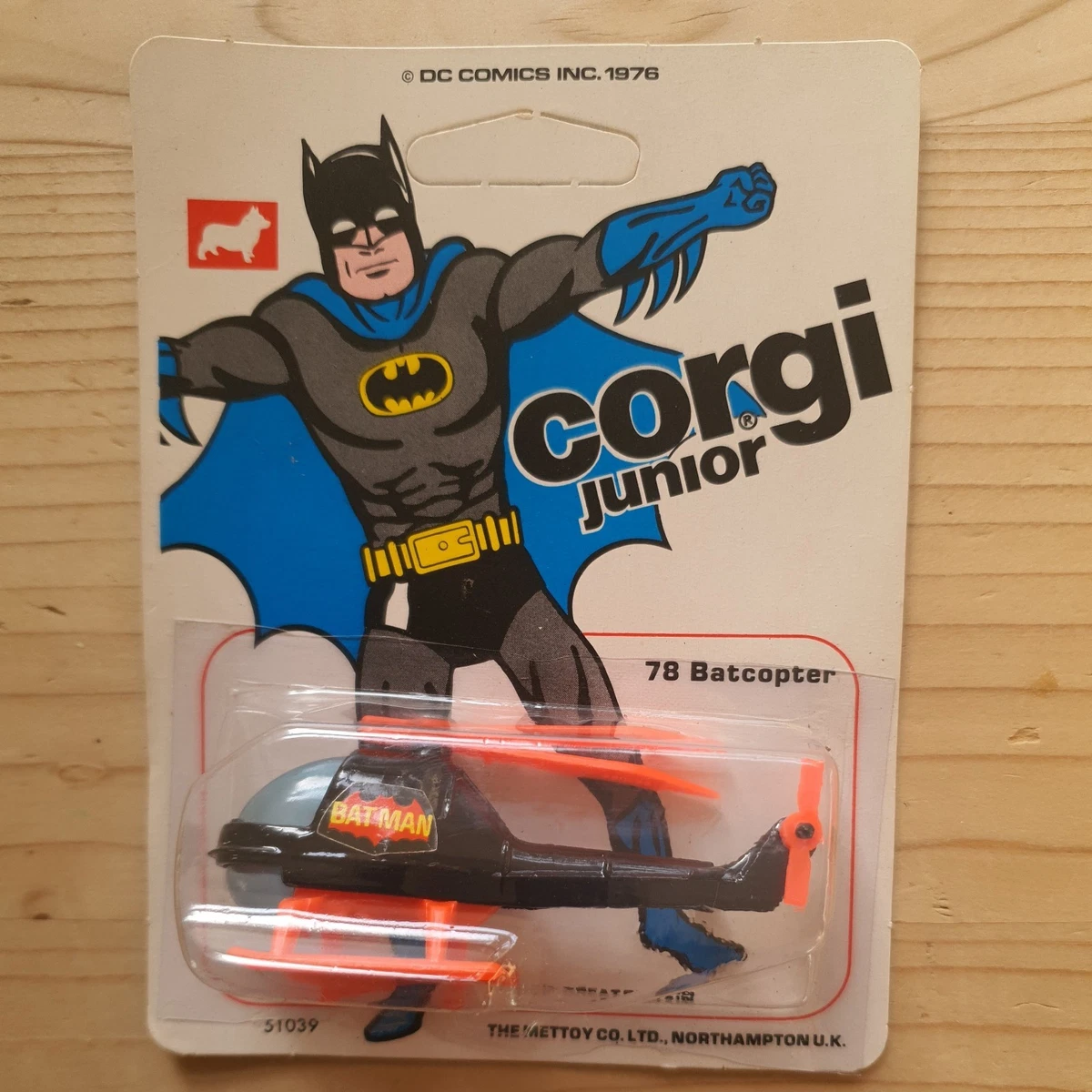 Corgi Batman 1976 Year of Manufacture Vintage Manufacture Diecast