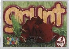 1999 Ty Beanie Babies Series 3 Grunt The Razorback #93 12bz