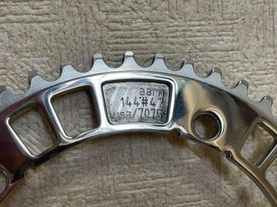 Mirror finish aarn silver chainring 47t pist tracro MASH thick