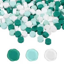Wax Seal Beads, 600 Pcs Wax Sealing Beads, Green/Mint Green/White