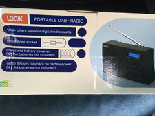 LOGIK Portable DAB+ Digital Radio-Mains & Battery-LCD Display-60 Presets-L2DAB23