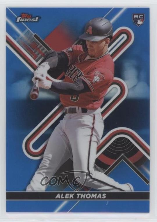 2022 Topps Finest Blue Refractor 1/150 Alek Thomas #43 0a8t