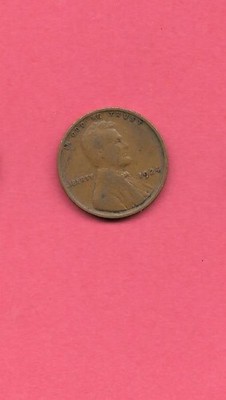 US LINCOLN WHEAT CENT 1924 P  FINE-NICE OLD USED ANTIQUE  PENNY COIN