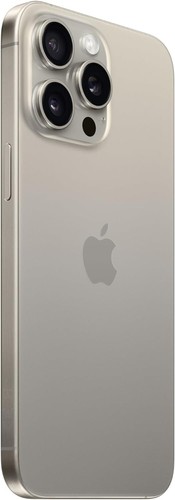 Apple iPhone 15 Pro Max - 256GB - Titan Natur inkl. Silikon Case & Schutzglas - Bild 2 von 3