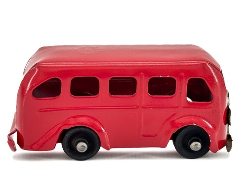 Prewar 1938 Original RED Marx Bus Truck Van Pressed Steel Delivery Lionel WOW! - Picture 3 of 21
