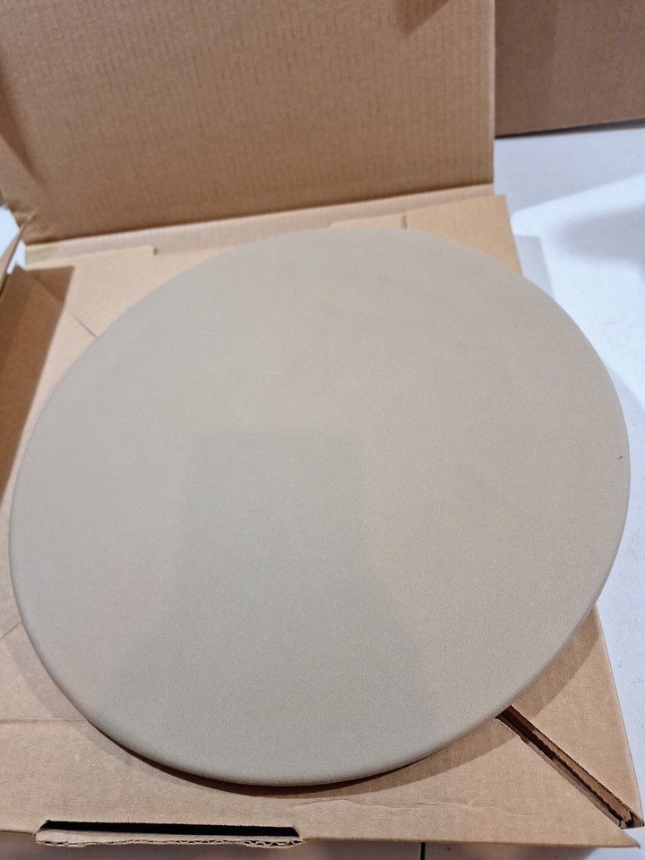 Pampered Chef *NEW IN BOX* 15" Round Beige Pizza Baking Stone eBay