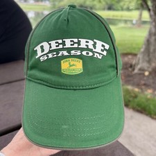 Deere Season Green John Deere Hat Cap w White and Yellow SnapBack See Photos