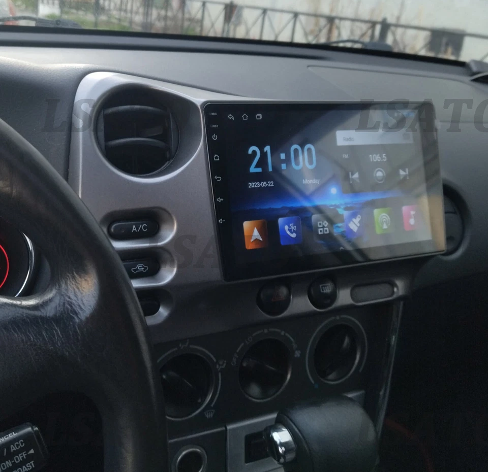 Carplay Car Radio GPS Navi 9" Android 13 For Pontiac Vibe 2003 2004 2005-2008 Foto 3 de 4