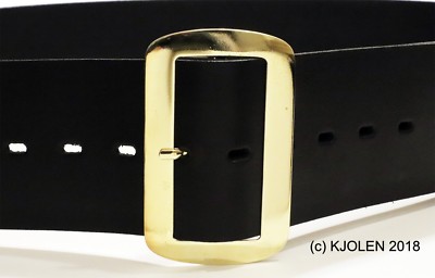 leather santa claus belt