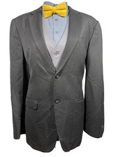 Mens Banana Republic Blazer Sport Coat Sport Jacket Black 44R Men's Coats
