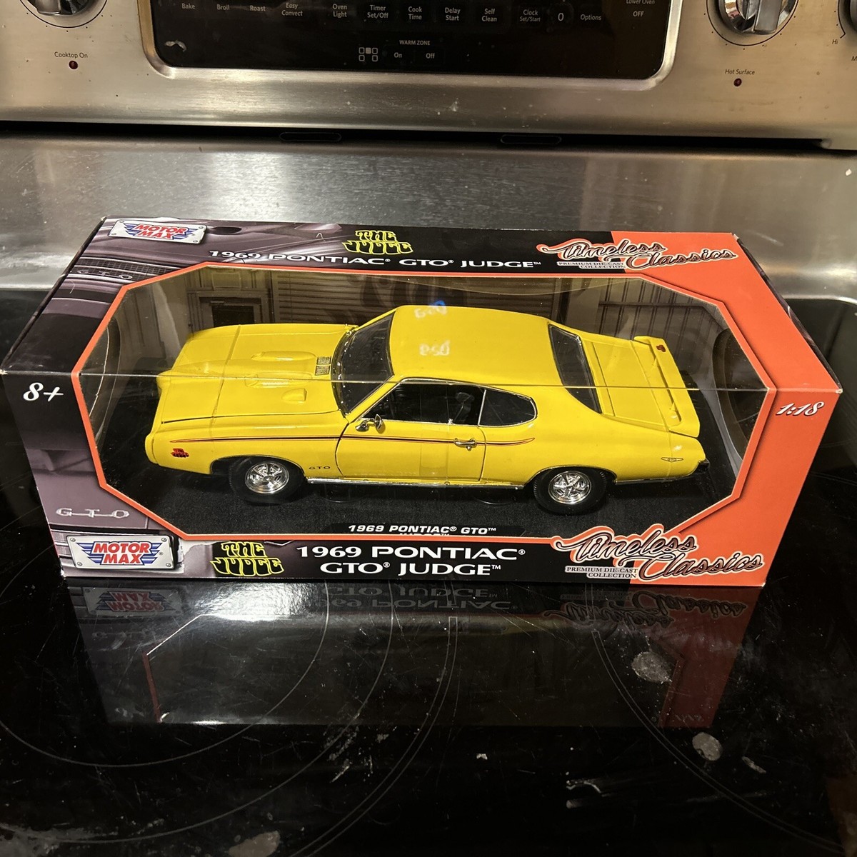 Modèle Réduit Pontiac GTO Judge 1969 1/18 Par Motormax - Neuf, Boîte Fermée