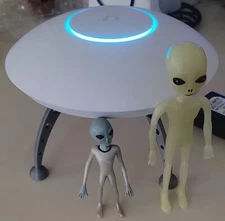 3D Printed Alien UFO Base Stand Support for Ubiquiti UniFi U6 Long Range Access