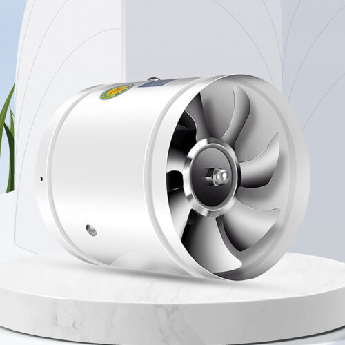 4/6/7/8 Inch Duct Fan Metal Pipe Exhaust Intake Fans for Home Bathroom Warehouse