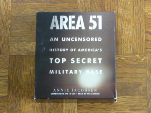 Annie Jacobsen: "Area 51" 15 CD Audio Book [top secret military base ufo
