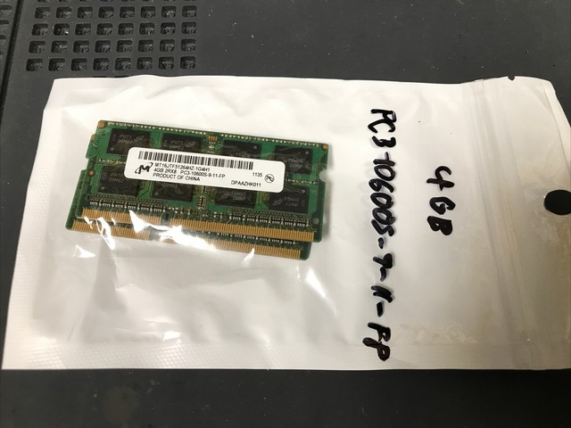4gb 2rx8 Pc3 10600s 9 11 F3 Micron 4GB 2RX8 PC3-10600S-9-11-FP DDR3 MT16JTF51264HZ-1G4M1 RAM Memory