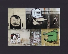 8X10" Matted Print Graffiti Street Art Picture: by KRSN