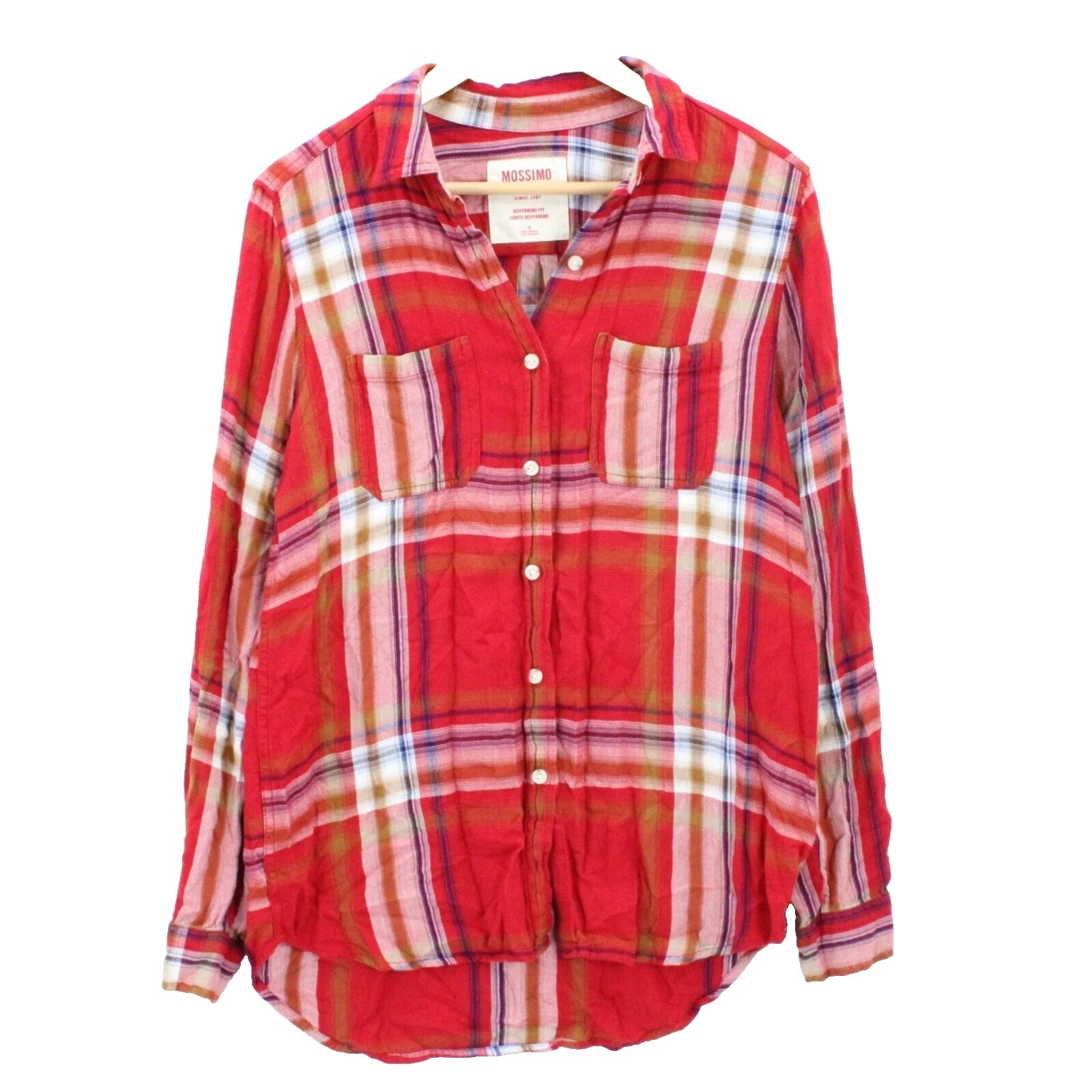 Camisas A cuadros algodón Mossimo para mujeres