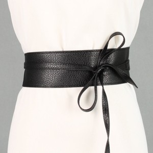 soft leather waist belt