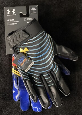 Under Armour Men's UA Blur Limited Edition Top Speed Receiver Gloves. Size 2XL