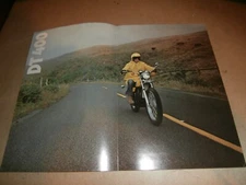 Original 1976 Yamaha DT400   Motorcycle Sales Brochure