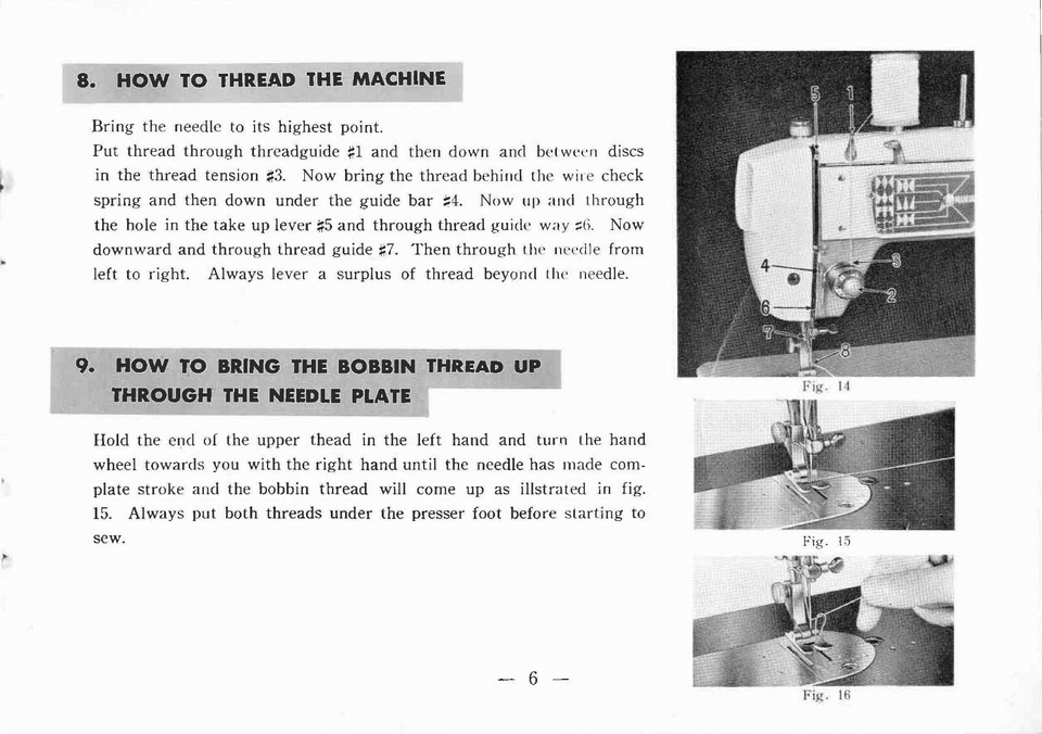 American Beauty Automatic 175 Zig Zag Instruction Manual User Guide ...