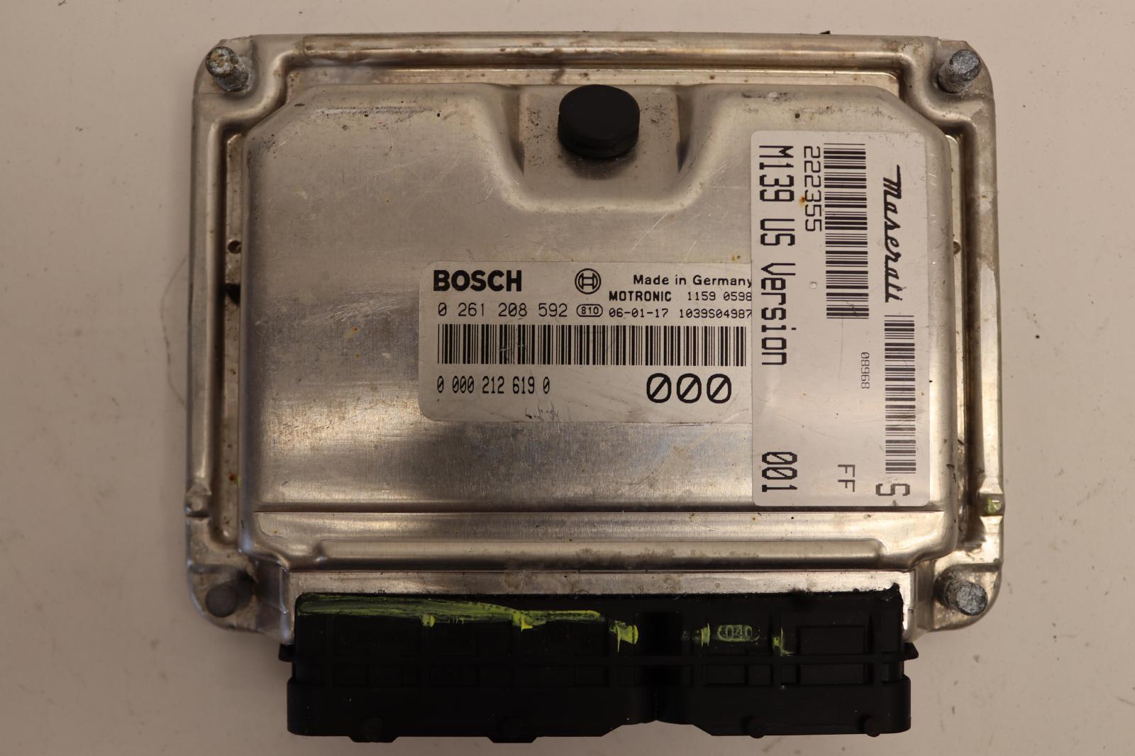 2006 MASERATI QUATTROPORTE 4.2L M139 ECM ENGINE COMPUTER MODULE BRAIN OEM