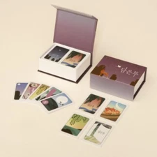 Seasonal Illustration Playing Cards Set Korean Card Games Hwatoo Hwatu Go stop