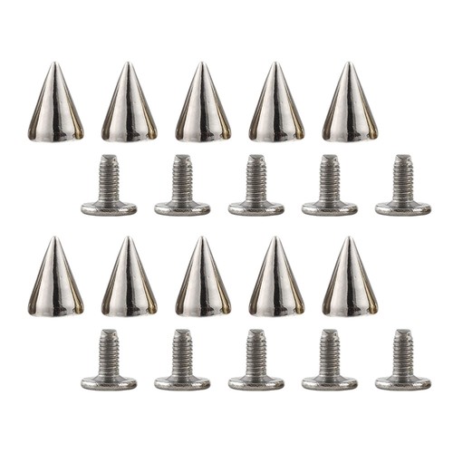 100 Sets Punk Rivet Accessories Man Miss Cone-shaped Shoes Rivets Unique