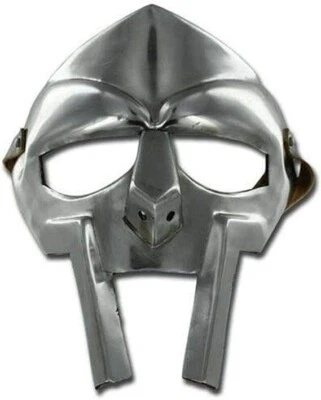MF Doom Gladiator Mask Mad-villain 18g Mild Steel Face Armour Medieval Armour - image 1 of 4