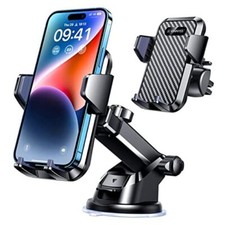   65 LBS Strongest Suction  Military-Grade 2024 Ultimate Car Phone Black