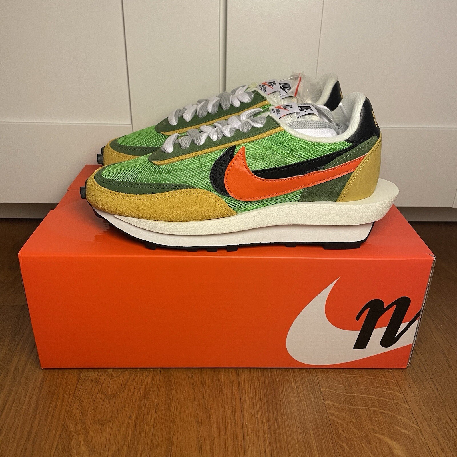 SACAI X NIKE Nike x Sacai LD Waffle Green Gusto EU37 5 US5 nuove e confezione originale