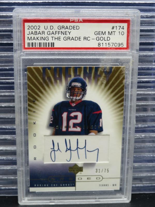 Jabar Gaffney Upper Deck Graded #174 Making the Grade RC-Gold
