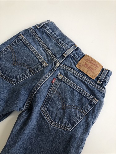 Levis Vintage 569 Loose Fit Youth Size 8 Regular 90s Y2k Nicely Faded - Picture 6 of 10