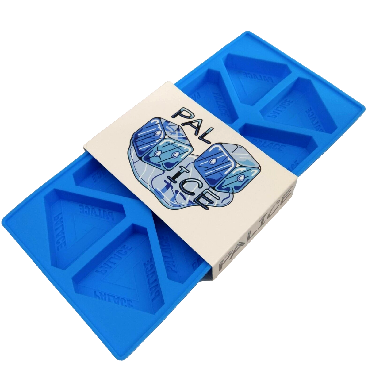 PALACE PAL ICE Tri-Ferg Logo x 8 Silicone Ice Making Tray Blue