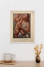 PABLO PICASSO, ORIGINAL SIGNED PRINT, INCLUDES COA & $3,500 APPRAISAL.-