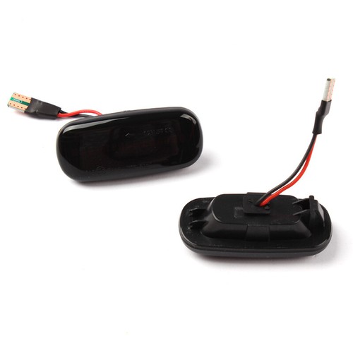 Intermitente lateral intermitente negro para Audi A3 8P A4 Avant B6 B7 A6 Avant 4F C6 - Imagen 9 de 11